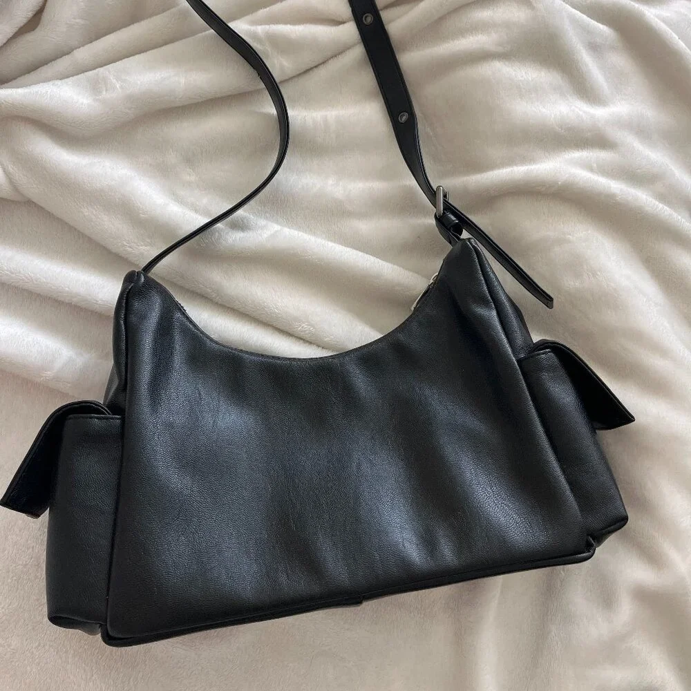 SAMO ONDOH Pocket Mug Bag M (Nappa Black) - Picture 8 of 9